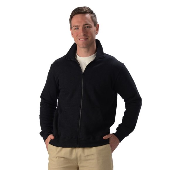Men's Hemp Zip Fleece Jacket - Picture 4 of 13